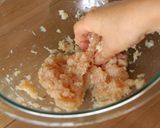 まぜてチン♪とり豆腐のふわ蒸しロール作り方1写真