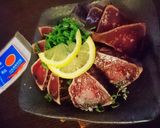 簡単鉄板！冷凍鰹たたきの美味しい食べ方！作り方5写真