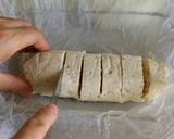 まぜてチン♪とり豆腐のふわ蒸しロール作り方10写真
