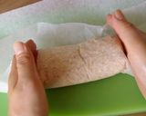 まぜてチン♪とり豆腐のふわ蒸しロール作り方6写真