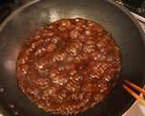 豪快に肉を食べる黒酢鶏作り方7写真