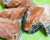 油大さじ５で揚げる鮭切身のシンプル唐揚げ作り方1写真