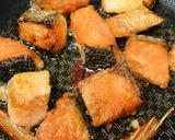 油大さじ５で揚げる鮭切身のシンプル唐揚げ作り方2写真