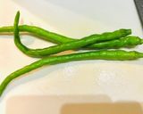 カプサイシン★青とうがらしの生姜醤油炒め作り方1写真