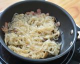 きのことベーコンの和風パスタ作り方2写真