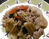 豚肉と長芋のオイスターソース炒め作り方8写真