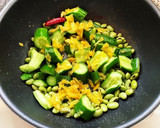 簡単ヘルシー☆夏野菜と豆腐の蒸し炒め作り方6写真