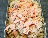 鮭の炊き込みご飯作り方4写真