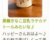 黒糖きなこ豆乳ラテ☆ドトールみたいな♪作り方9写真