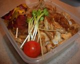 お弁当 豚の生姜焼き丼作り方2写真