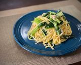 ツナと小松菜の和風パスタ作り方6写真