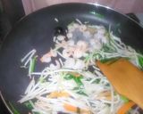上海炒麺/上海焼きそば(あり合わせ野菜)作り方6写真