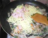 上海炒麺/上海焼きそば(あり合わせ野菜)作り方8写真