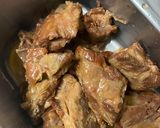 豚バラ肉とスペアリブの山葵マヨソース作り方1写真