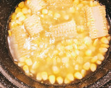 余った茹でとうもろこしで中華スープ作り方2写真