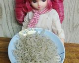 リカちゃん♡じゃこさん揚げさん水菜味噌汁作り方2写真