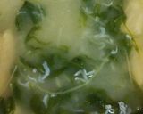 リカちゃん♡じゃこさん揚げさん水菜味噌汁作り方6写真