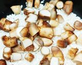 しいたけの軸で炊き込みご飯作り方5写真