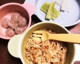 離乳食後期に☆ミートボールとトマトパスタ作り方46写真