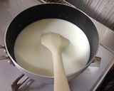 みりんシロップで食べる!牛乳わらびもち作り方3写真