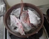 マダイあらの塩煮作り方6写真