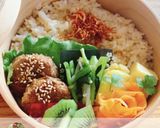 お弁当に☆豚つくねバーグ作り方21写真