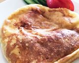 チーズ＆ベーコンのパンケーキ作り方3写真