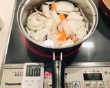 残ったキムチでキムチスープ・中華スープ作り方2写真