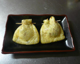 ひきわり納豆の油揚げ包み焼き作り方2写真