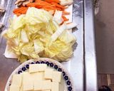 鶏胸肉と白菜椎茸豆腐のうま塩煮作り方2写真