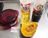 かぼちゃの煮付け(電子レンジ)作り方1写真