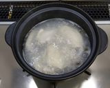 煮るだけ簡単生姜たっぷり参鶏湯風もち麦粥作り方3写真