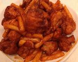 余ったヤンニョムチキンで、スープごはん作り方4写真