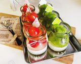 フルーツゼリー♡パンナコッタ♡さくらんぼ作り方7写真