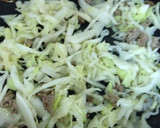 ひき肉キャベツのとろとろオムレツ☆作り方1写真