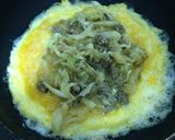 ひき肉キャベツのとろとろオムレツ☆作り方4写真
