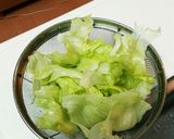 レタスの塩昆布ナムル作り方1写真
