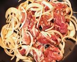 生姜焼き肉丼作り方3写真