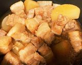 圧力鍋で簡単豚大根　こっそり梅干し風味作り方5写真
