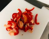パプリカのスパゲッティ作り方2写真