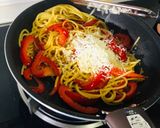 パプリカのスパゲッティ作り方6写真