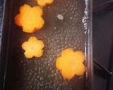お弁当★お花のにんじん飾り切り★作り置き作り方1写真