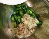 高野豆腐キュウリツナサラダ作り方3写真