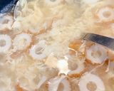 少ない材料で簡単！竹輪だけのかきたま汁作り方7写真