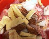 簡単・レンちん大根、鶏肉の煮物作り方2写真