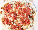 簡単トルティーヤアレンジ　お好み焼き風作り方3写真