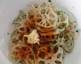 弁当★レンコンチップス→カレー味リメイク作り方1写真