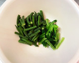 小松菜といんげんの胡麻味噌和え作り方1写真