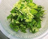 三つ葉と揚げの和え物作り方1写真