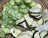 なすときゅうりとみょうがの浅漬け作り方1写真